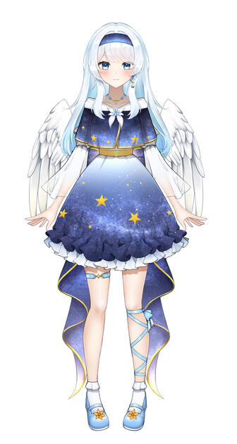 lineart and coloring (model design by @re_reinly)
